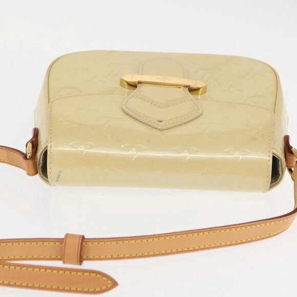 LOUIS VUITTON Monogram Vernis Bell Flower PM Bag Broncorail - Picture 6 of 16